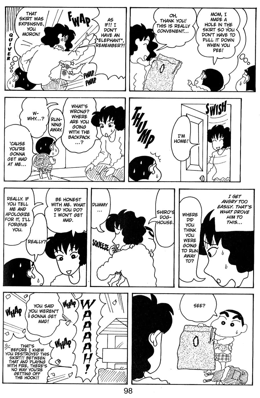 Crayon Shin-chan Chapter 5.11-5-3 page 10 - Vol.5 Chapter 1 - 5 Part 3: Shin and Mon's Big Dumb Day