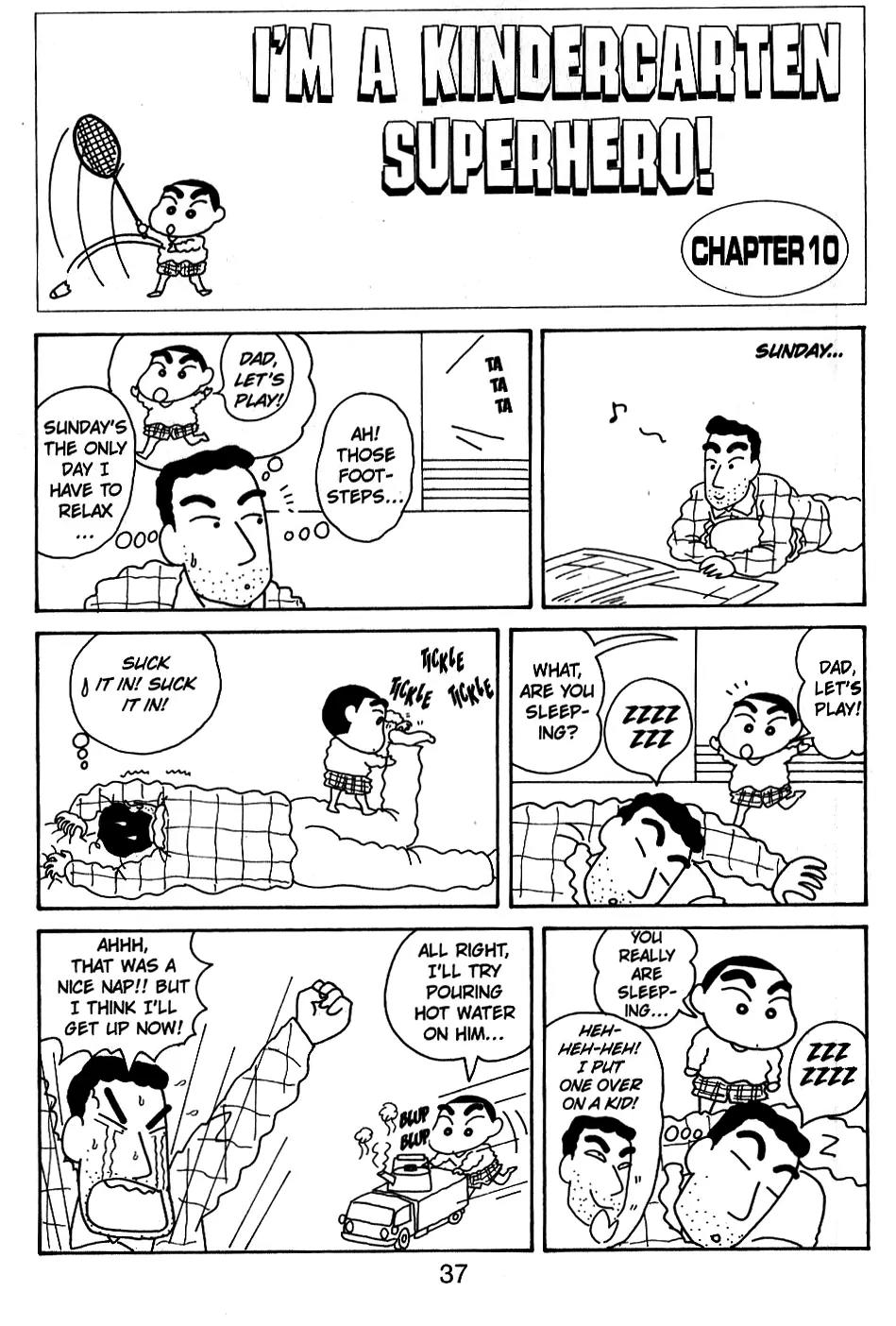 Crayon Shin-chan Chapter 5.6-10 page 13 - Vol.5 Chapter 6 - 10 Part 1: I'm a Kindergarten Superhero!