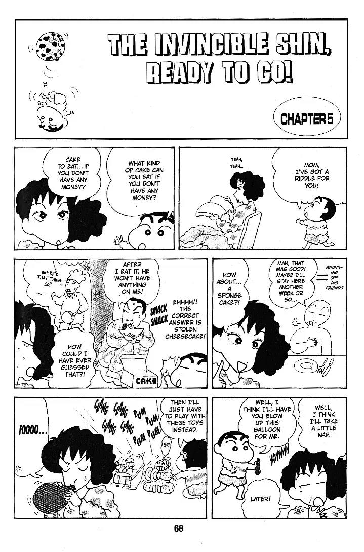 Crayon Shin-chan Chapter 6.1-11-2 page 14 - Vol.6 Chapter 1 - 11 Part 2: The Invincible Shin, Ready to go!