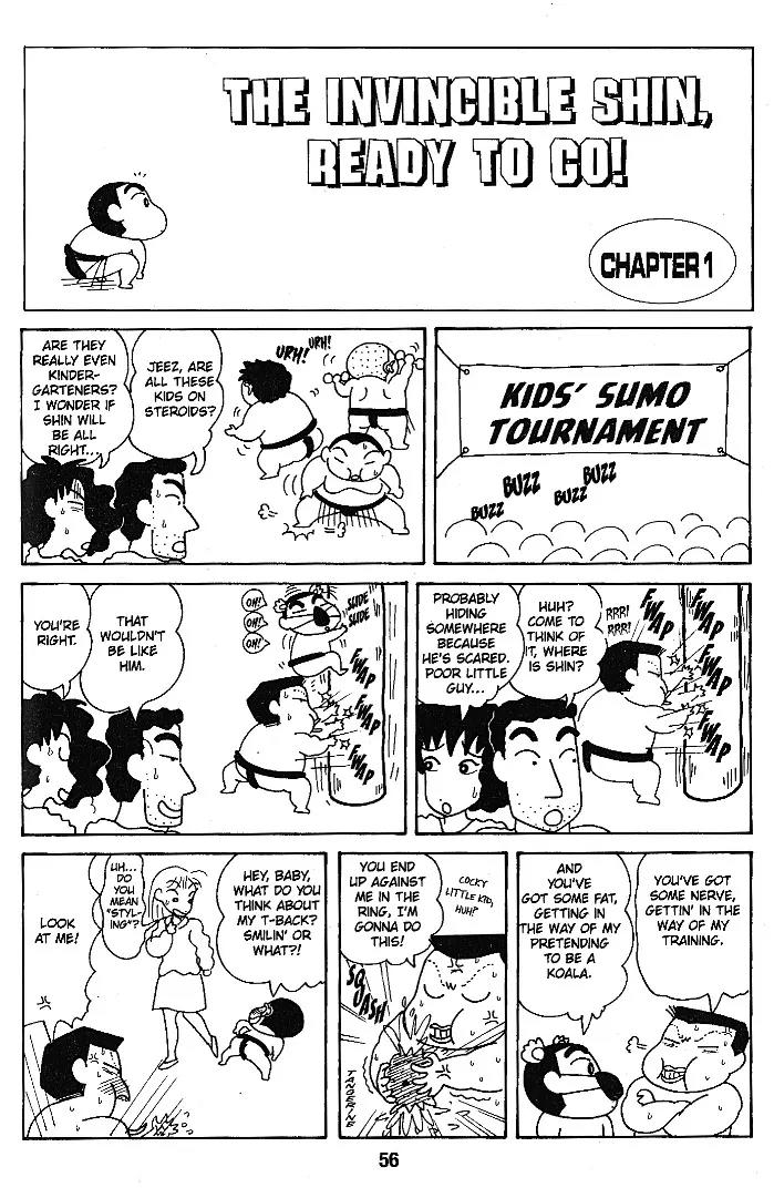 Crayon Shin-chan Chapter 6.1-11-2 page 2 - Vol.6 Chapter 1 - 11 Part 2: The Invincible Shin, Ready to go!