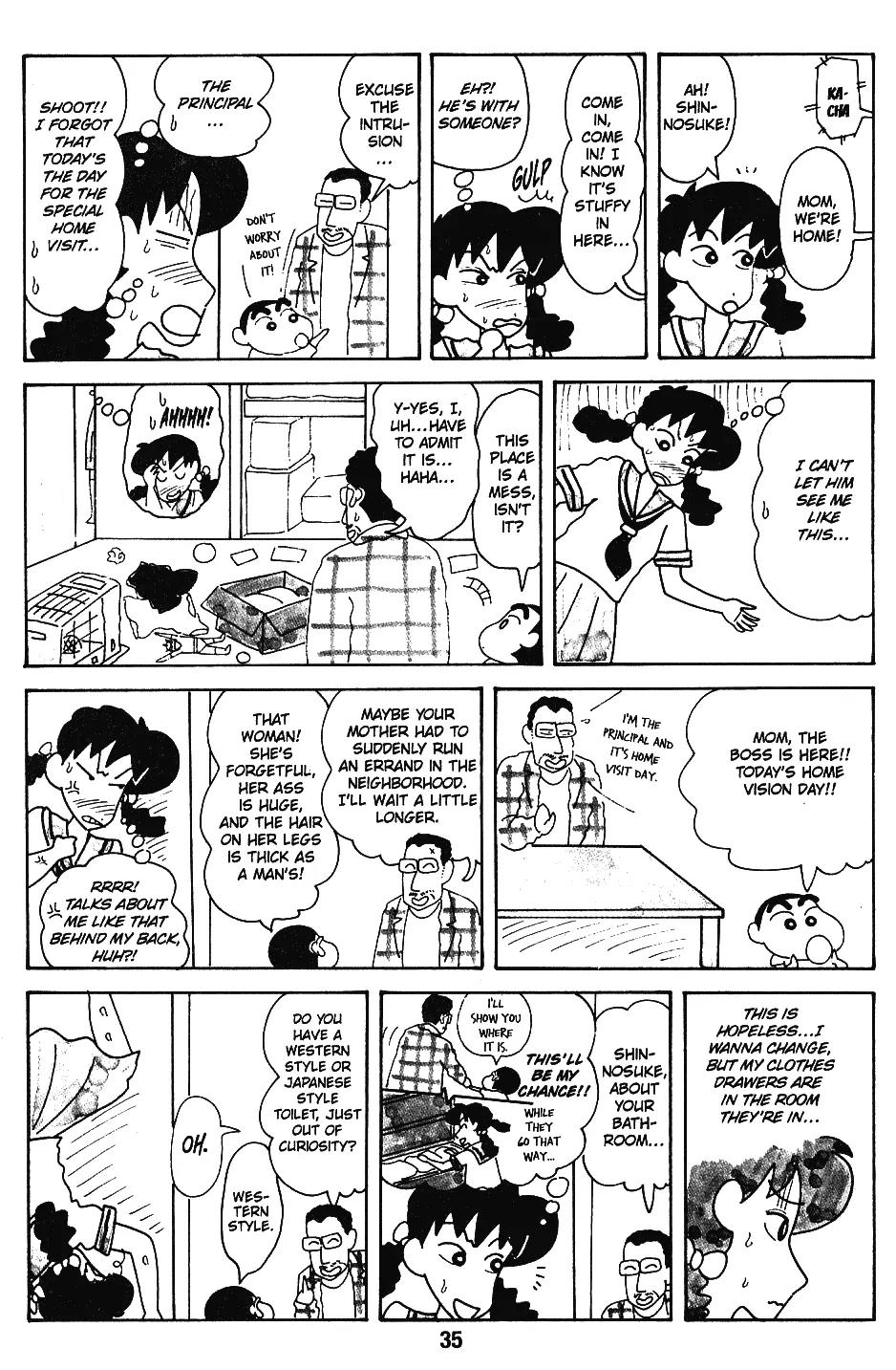 Crayon Shin-chan Chapter 7.1-5 page 12 - Vol.7 Chapter 1 - 5 Part 1: Yay, a Trip overseas! My First Experience