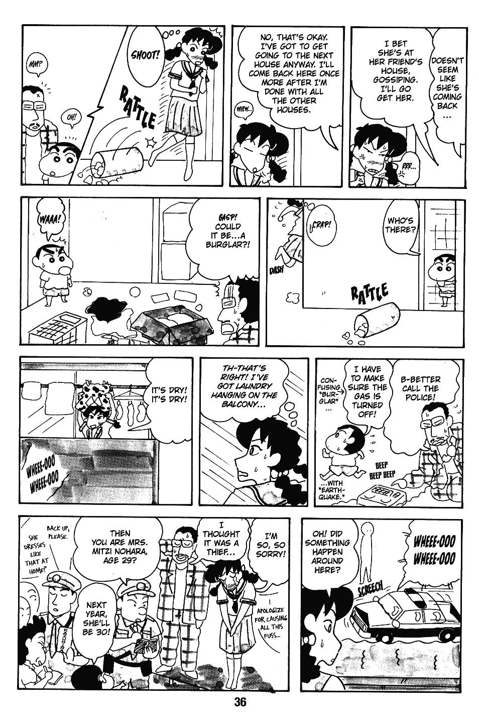 Crayon Shin-chan Chapter 7.1-5 page 13 - Vol.7 Chapter 1 - 5 Part 1: Yay, a Trip overseas! My First Experience