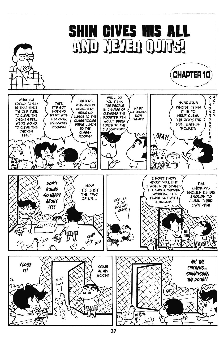 Crayon Shin-chan Chapter 7.1-5 page 14 - Vol.7 Chapter 1 - 5 Part 1: Yay, a Trip overseas! My First Experience