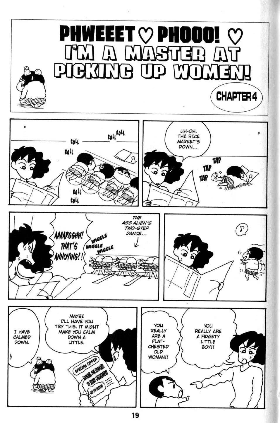 Crayon Shin-chan Chapter 8.1 page 11 - Vol.8 Chapter 1: I'm a master at picking up women!