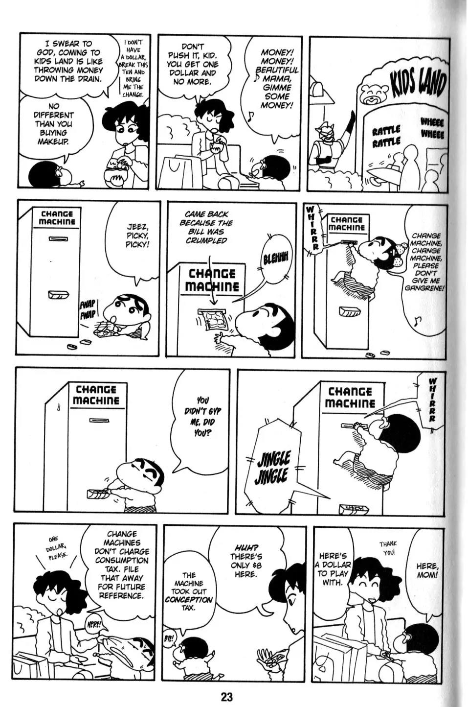 Crayon Shin-chan Chapter 8.1 page 15 - Vol.8 Chapter 1: I'm a master at picking up women!