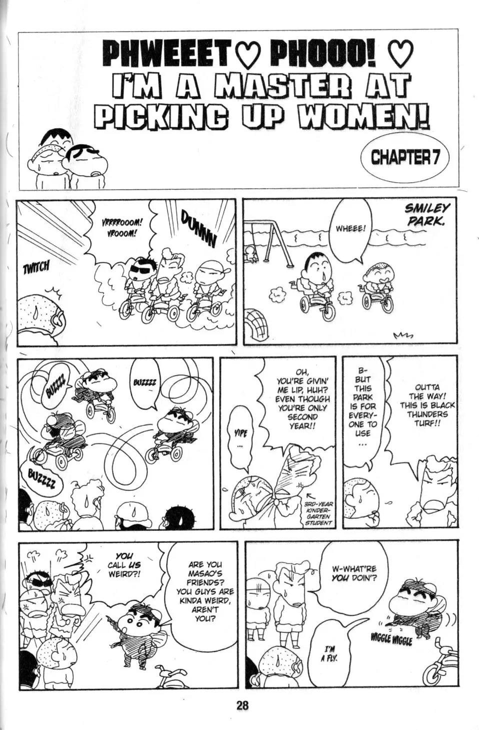 Crayon Shin-chan Chapter 8.1 page 20 - Vol.8 Chapter 1: I'm a master at picking up women!