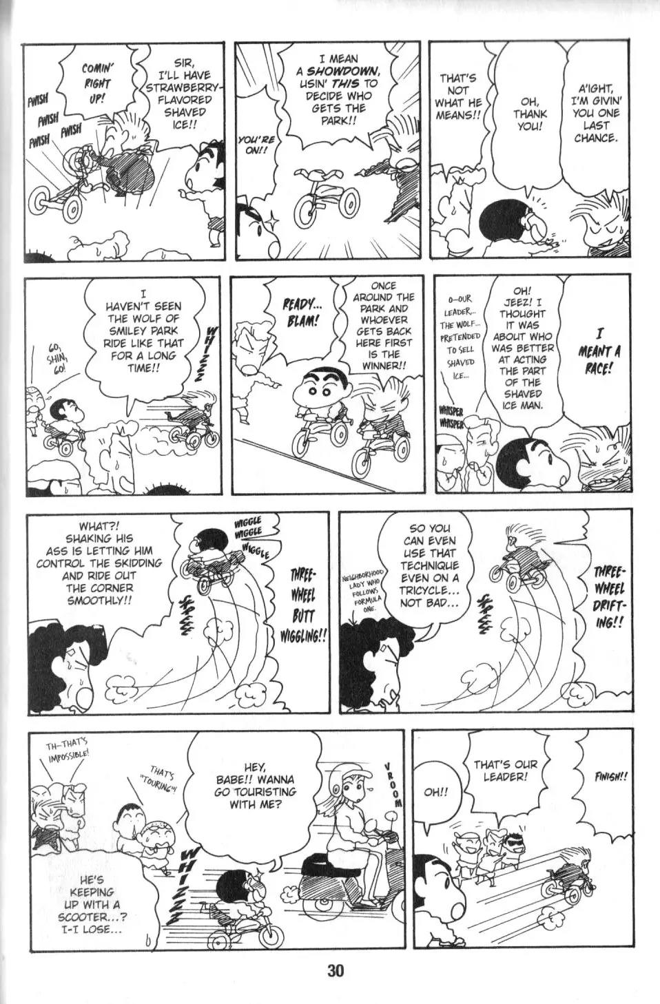 Crayon Shin-chan Chapter 8.1 page 22 - Vol.8 Chapter 1: I'm a master at picking up women!
