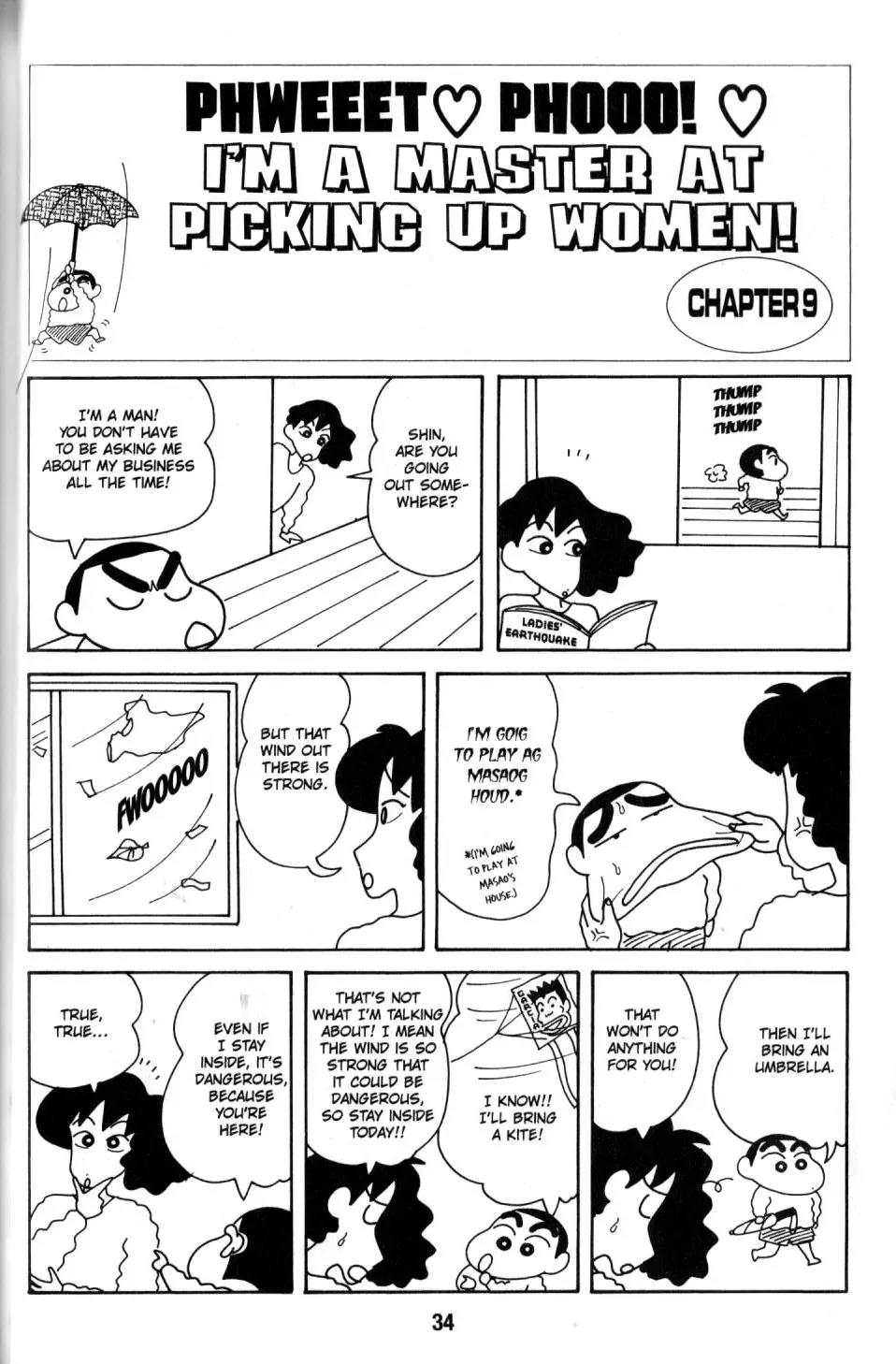 Crayon Shin-chan Chapter 8.1 page 26 - Vol.8 Chapter 1: I'm a master at picking up women!