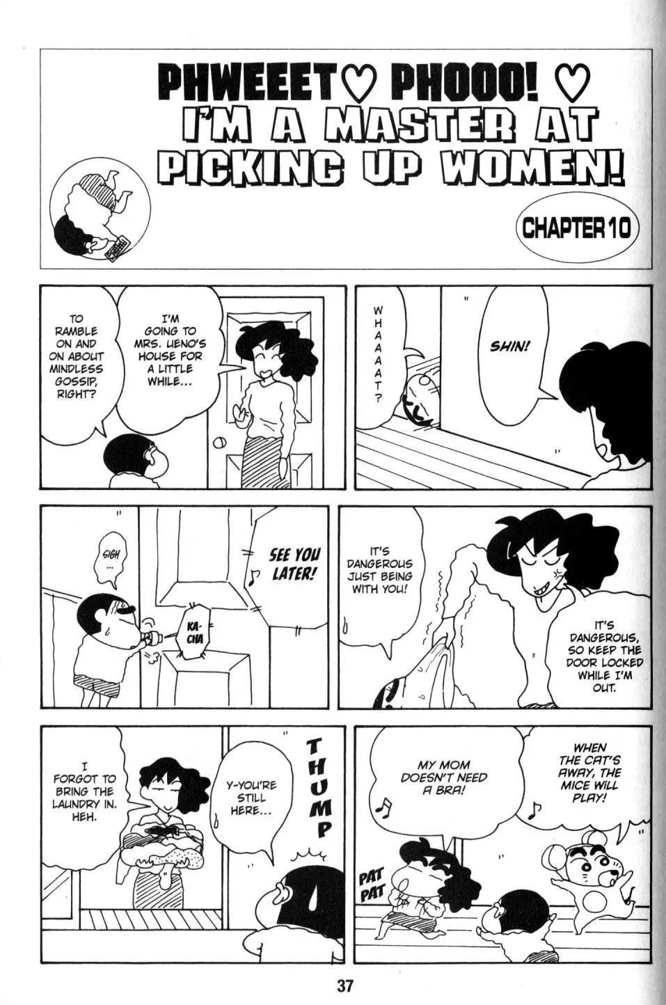 Crayon Shin-chan Chapter 8.1 page 29 - Vol.8 Chapter 1: I'm a master at picking up women!
