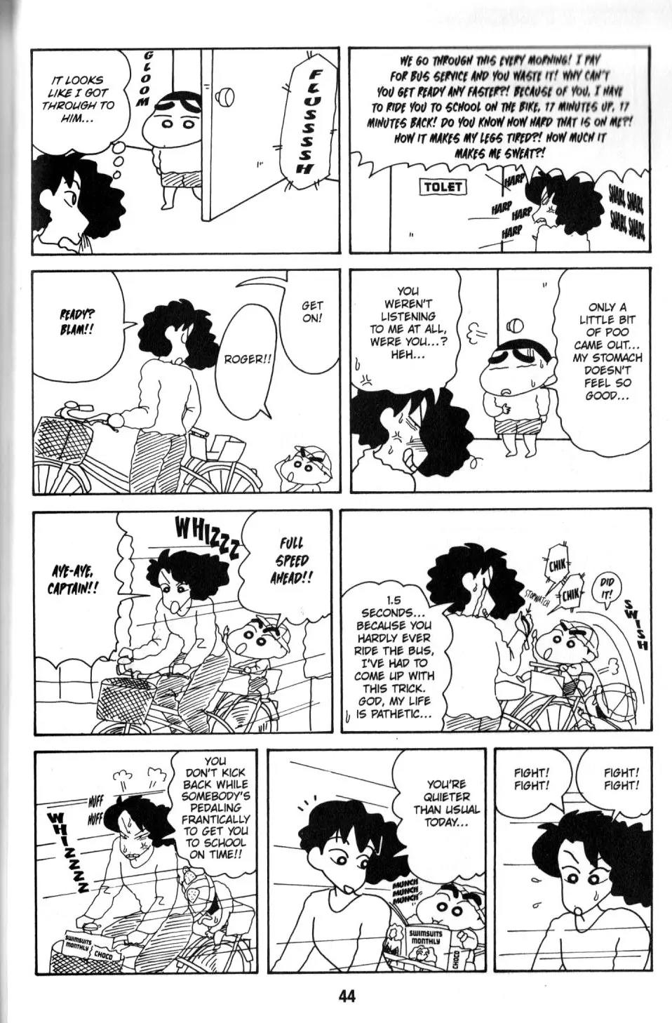 Crayon Shin-chan Chapter 8.1 page 36 - Vol.8 Chapter 1: I'm a master at picking up women!