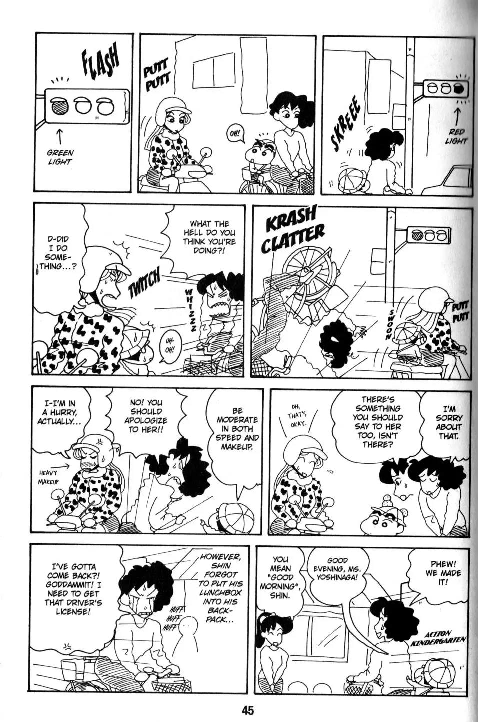 Crayon Shin-chan Chapter 8.1 page 37 - Vol.8 Chapter 1: I'm a master at picking up women!