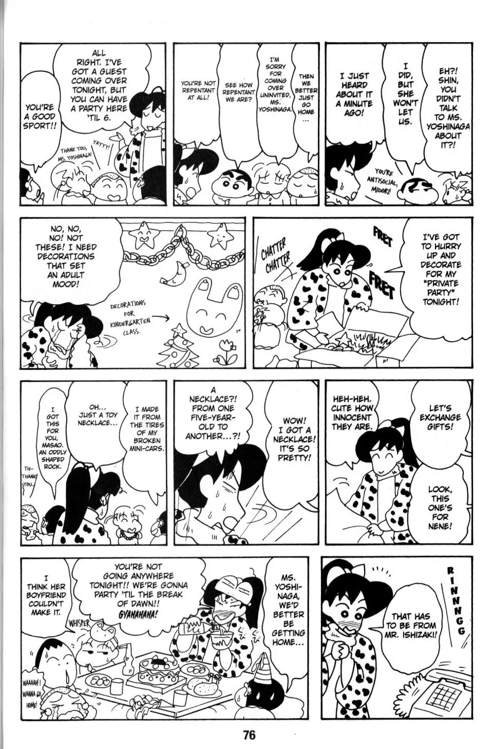 Crayon Shin-chan Chapter 8.2 page 28 - Vol.8 Chapter 2: Having a "Laugh-off" with the Saitama Lipstich Scorpions