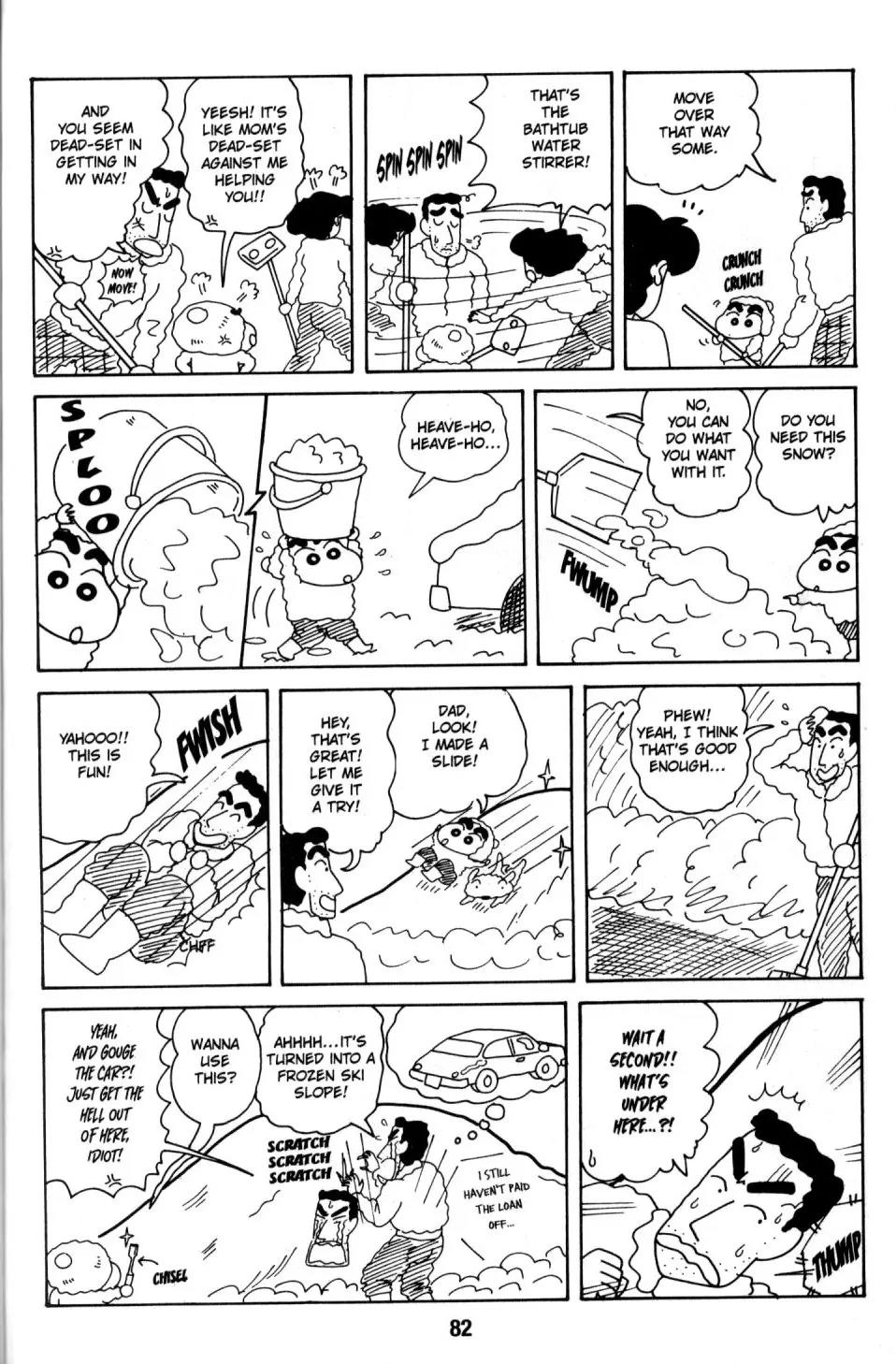 Crayon Shin-chan Chapter 8.2 page 34 - Vol.8 Chapter 2: Having a "Laugh-off" with the Saitama Lipstich Scorpions