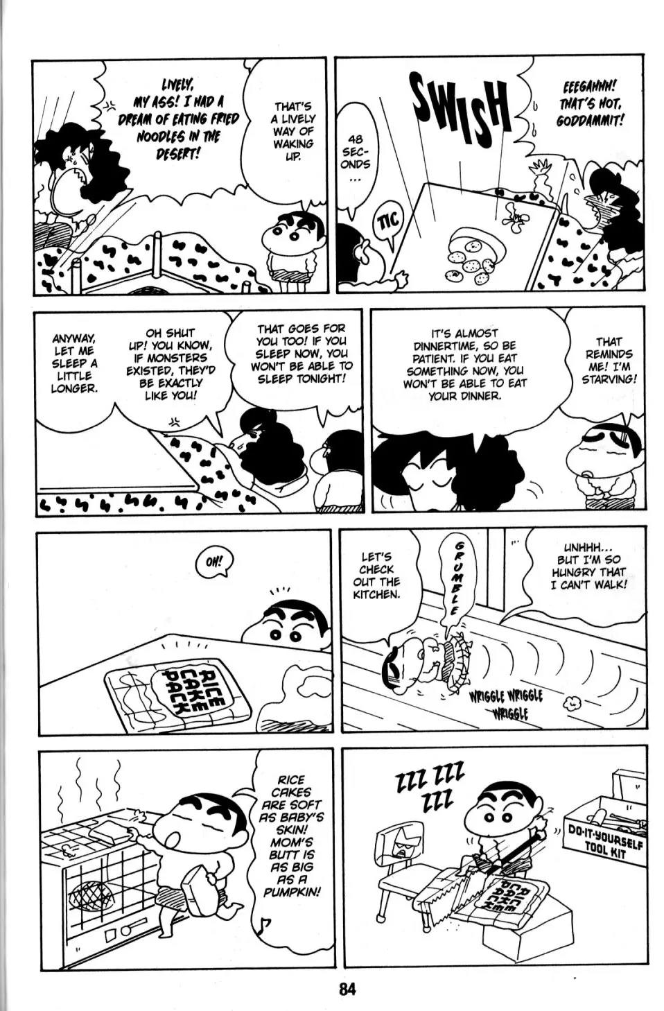 Crayon Shin-chan Chapter 8.2 page 36 - Vol.8 Chapter 2: Having a "Laugh-off" with the Saitama Lipstich Scorpions