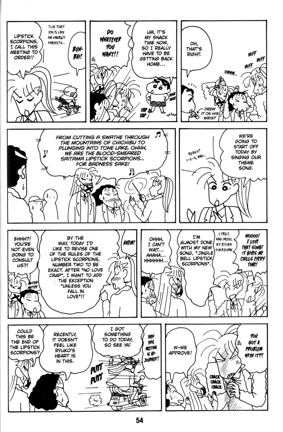 Crayon Shin-chan Chapter 8.2 page 6 - Vol.8 Chapter 2: Having a "Laugh-off" with the Saitama Lipstich Scorpions