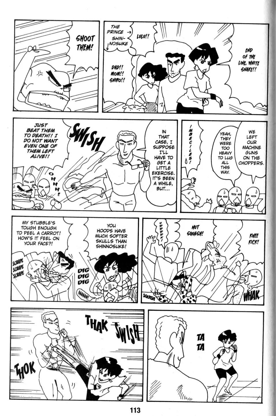 Crayon Shin-chan Chapter 8.3 page 25 - Vol.8 Chapter 3: The Treasure of the Kingdom of wiggle