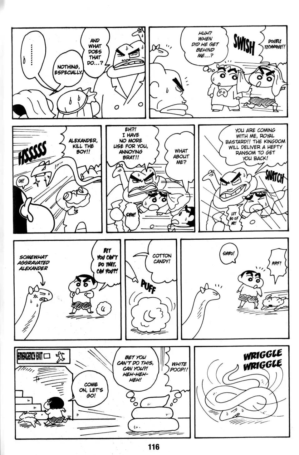 Crayon Shin-chan Chapter 8.3 page 28 - Vol.8 Chapter 3: The Treasure of the Kingdom of wiggle