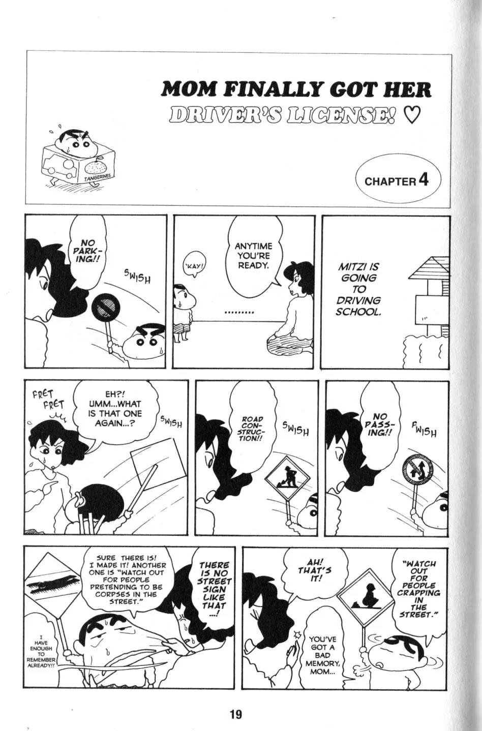 Crayon Shin-chan Chapter 9.1 page 11 - Vol.9 Chapter 1: Mom Finally of Her drider's License!