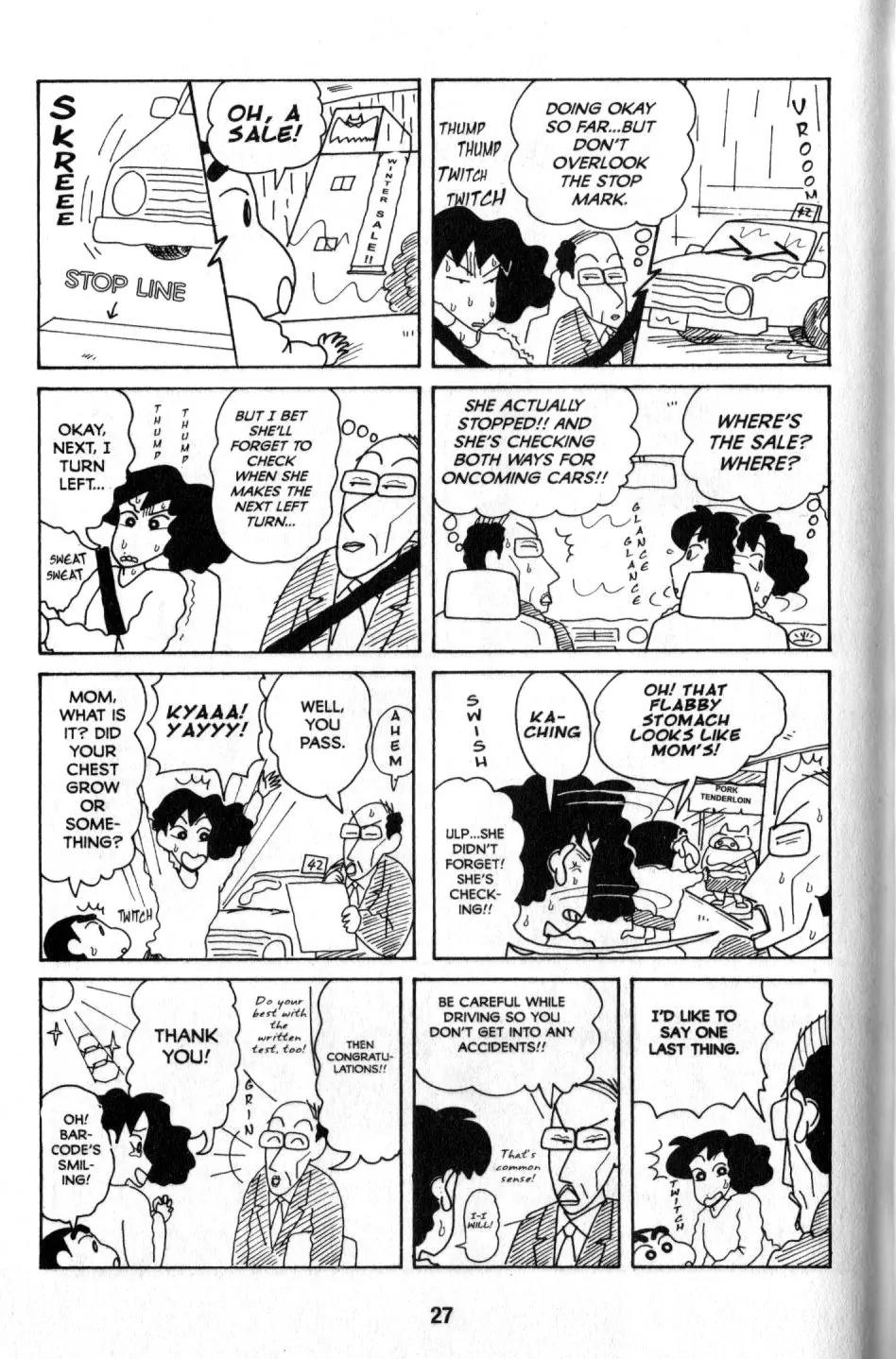 Crayon Shin-chan Chapter 9.1 page 19 - Vol.9 Chapter 1: Mom Finally of Her drider's License!