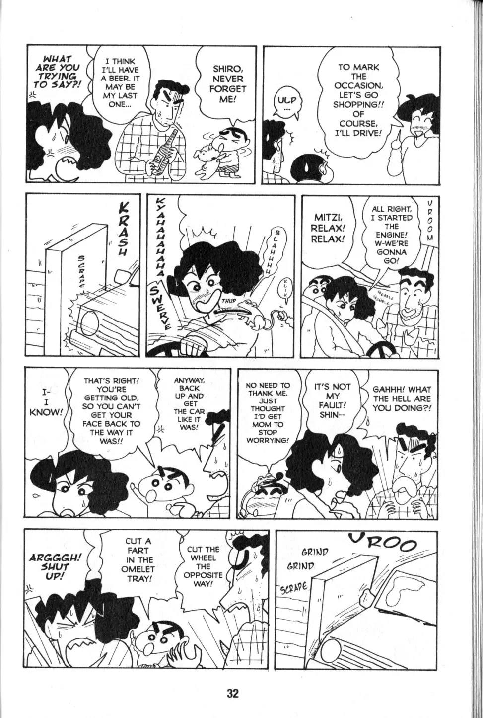 Crayon Shin-chan Chapter 9.1 page 24 - Vol.9 Chapter 1: Mom Finally of Her drider's License!