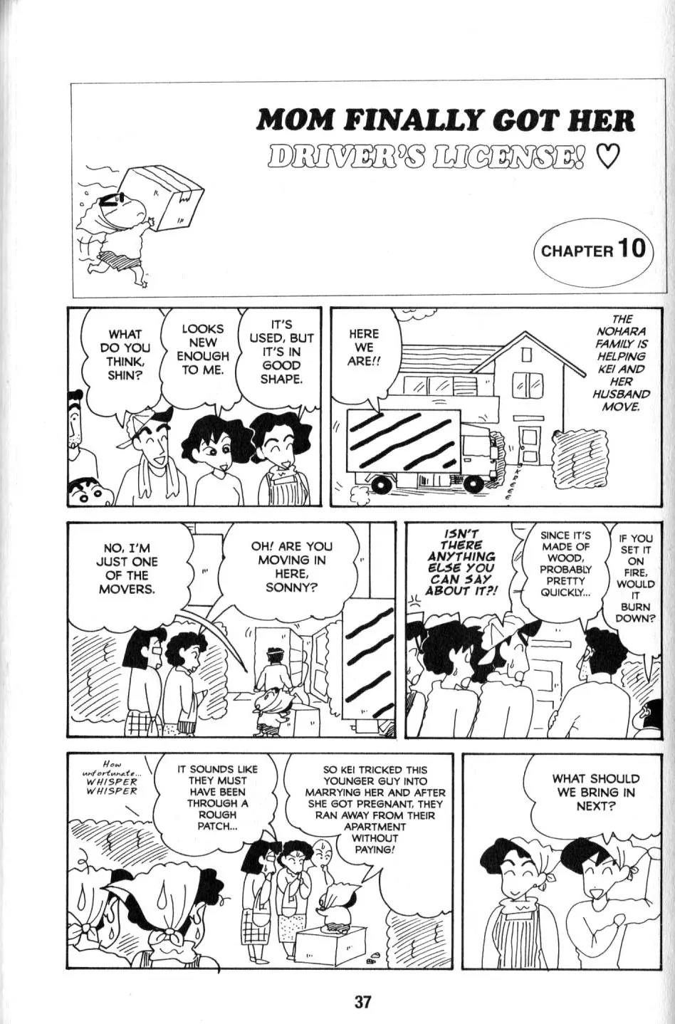 Crayon Shin-chan Chapter 9.1 page 29 - Vol.9 Chapter 1: Mom Finally of Her drider's License!