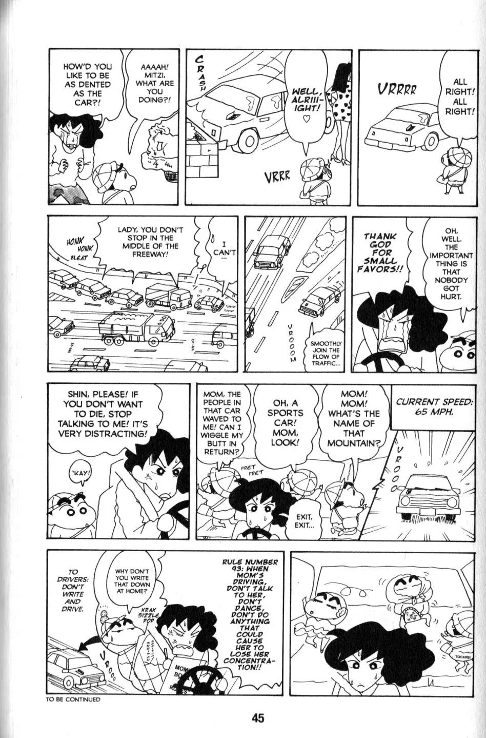 Crayon Shin-chan Chapter 9.1 page 37 - Vol.9 Chapter 1: Mom Finally of Her drider's License!