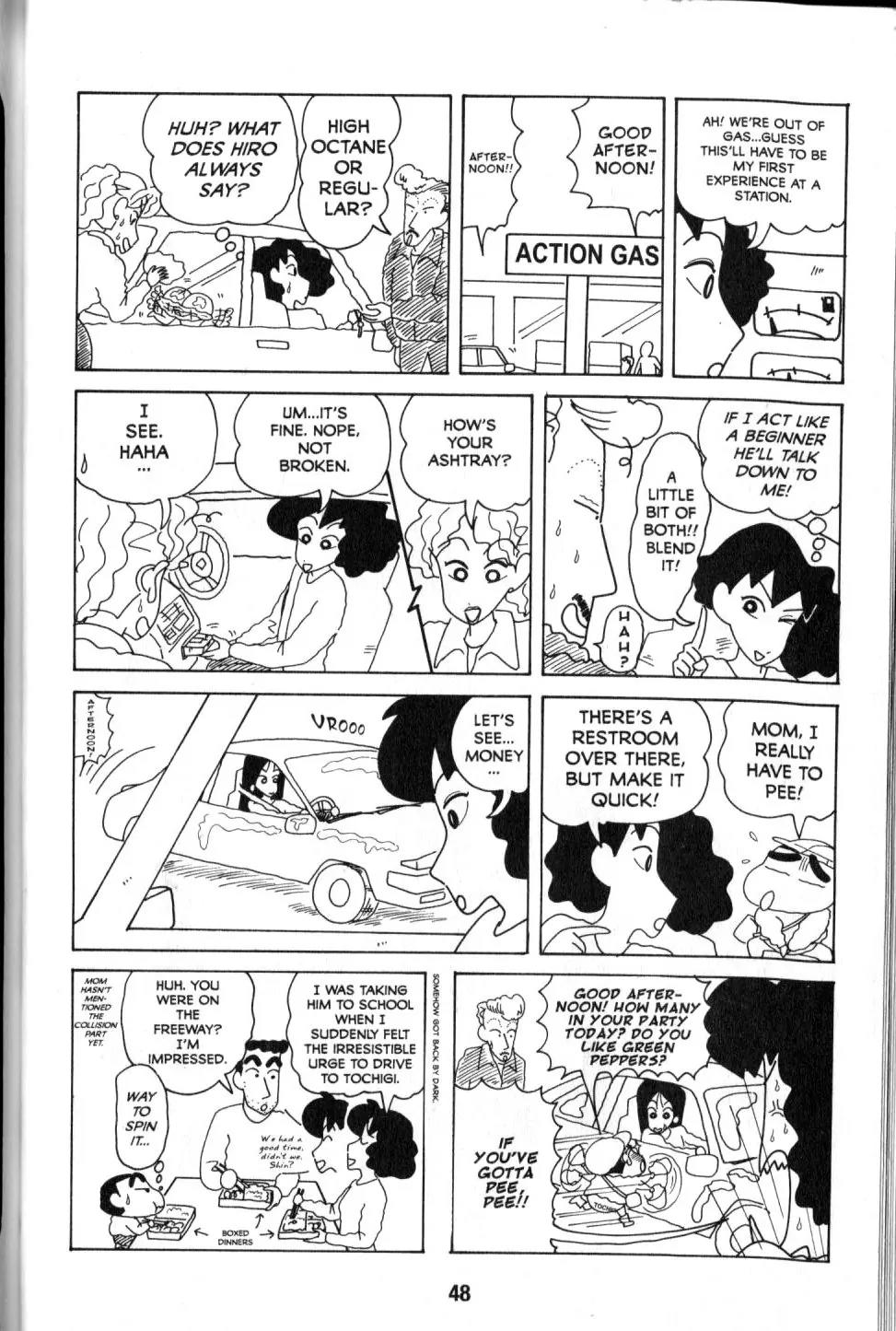 Crayon Shin-chan Chapter 9.1 page 40 - Vol.9 Chapter 1: Mom Finally of Her drider's License!