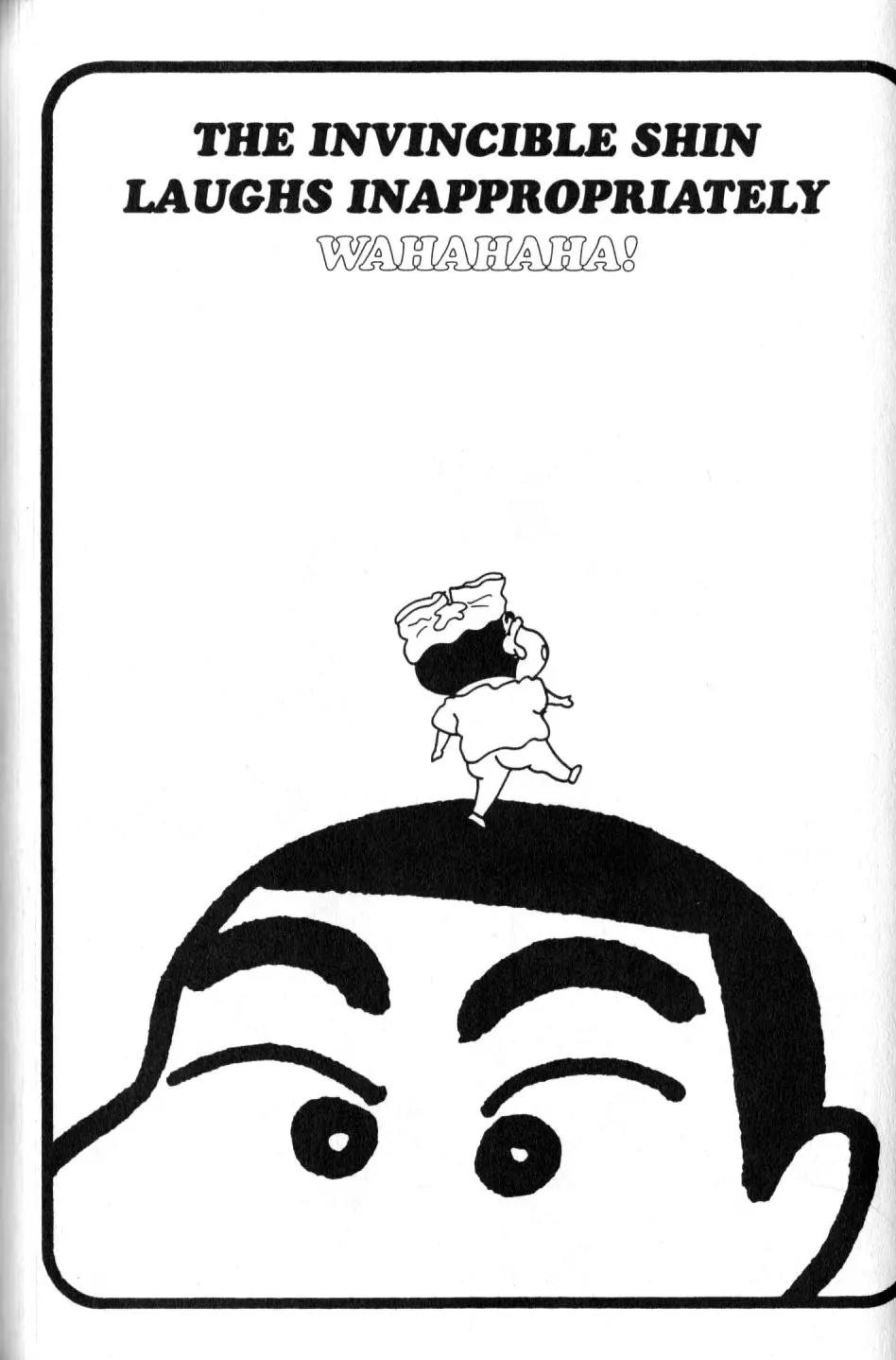 Crayon Shin-chan Chapter 9.2 page 1 - Vol.9 Chapter 2: The invincible Shin laughs inappropriately wahahahaha!