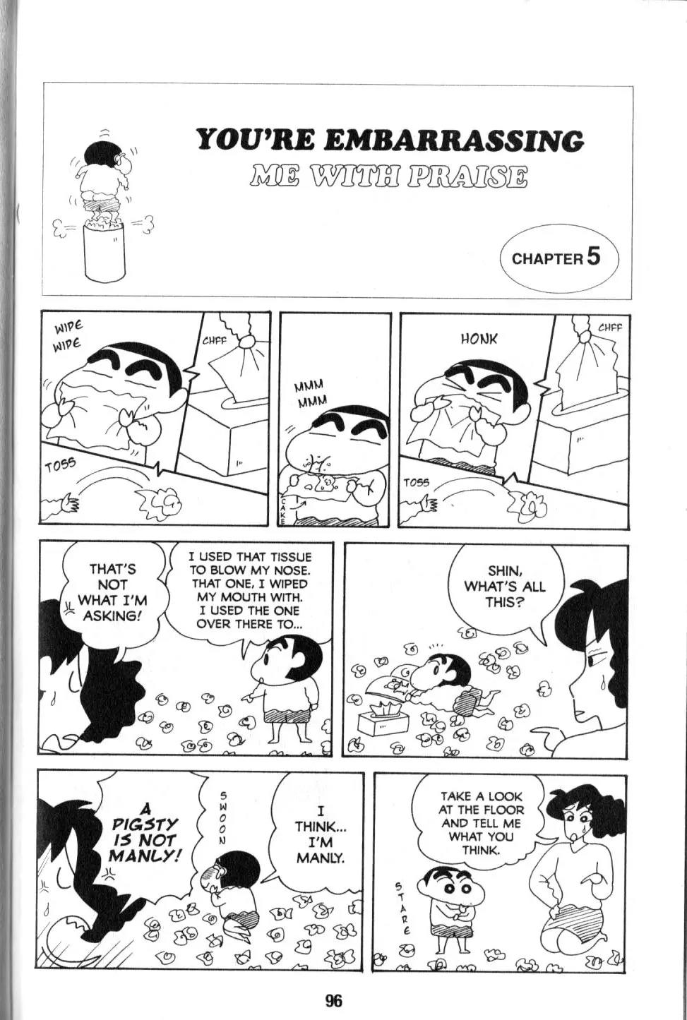 Crayon Shin-chan Chapter 9.3 page 14 - Vol.9 Chapter 3: You're Embarrasssing me with praise