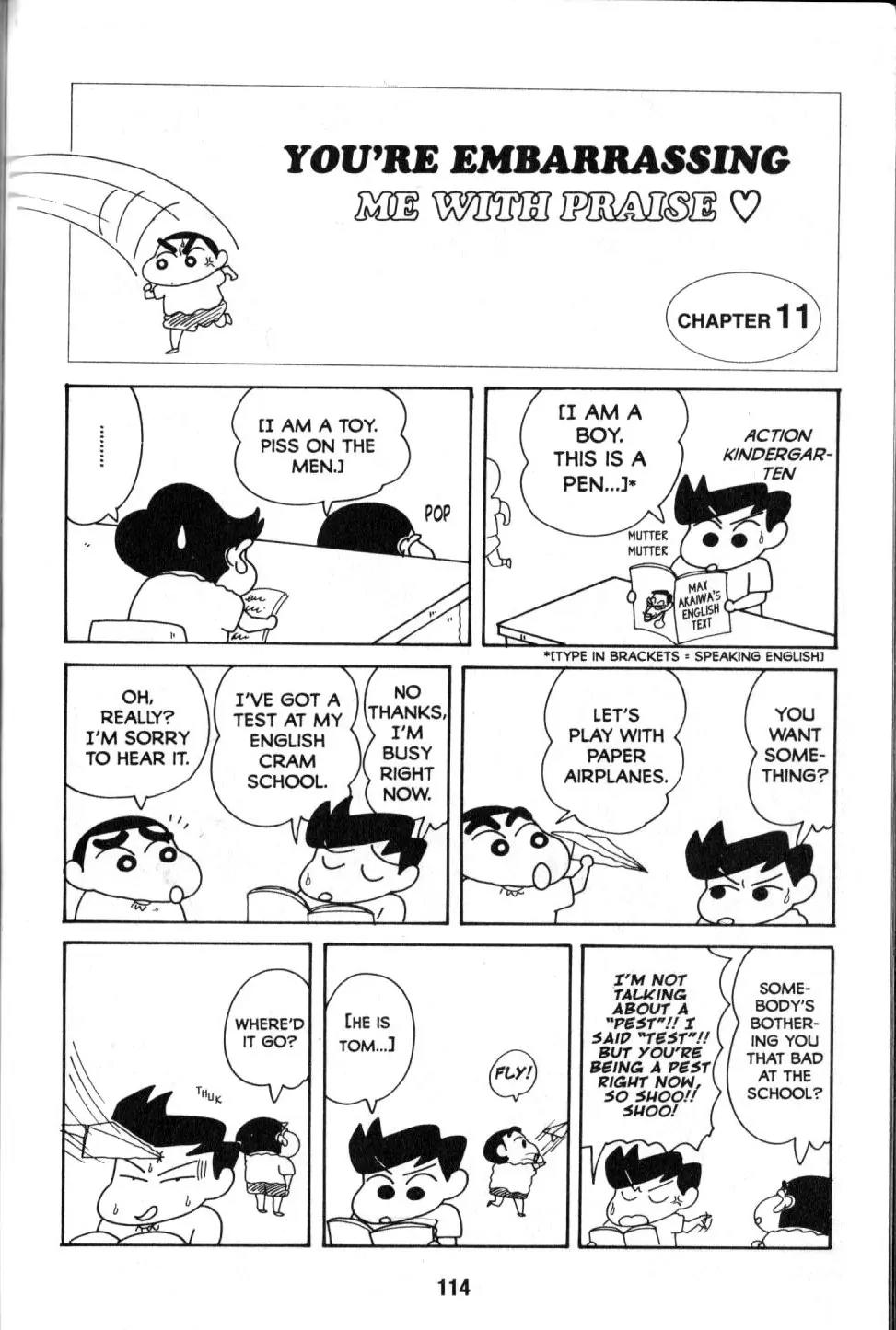 Crayon Shin-chan Chapter 9.3 page 32 - Vol.9 Chapter 3: You're Embarrasssing me with praise