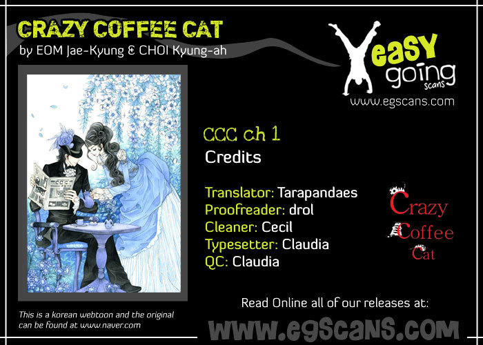 Crazy Coffee Cat Chapter 1 page 1 - Chapter 1 : I'm Crazy for Coffee - Part 1