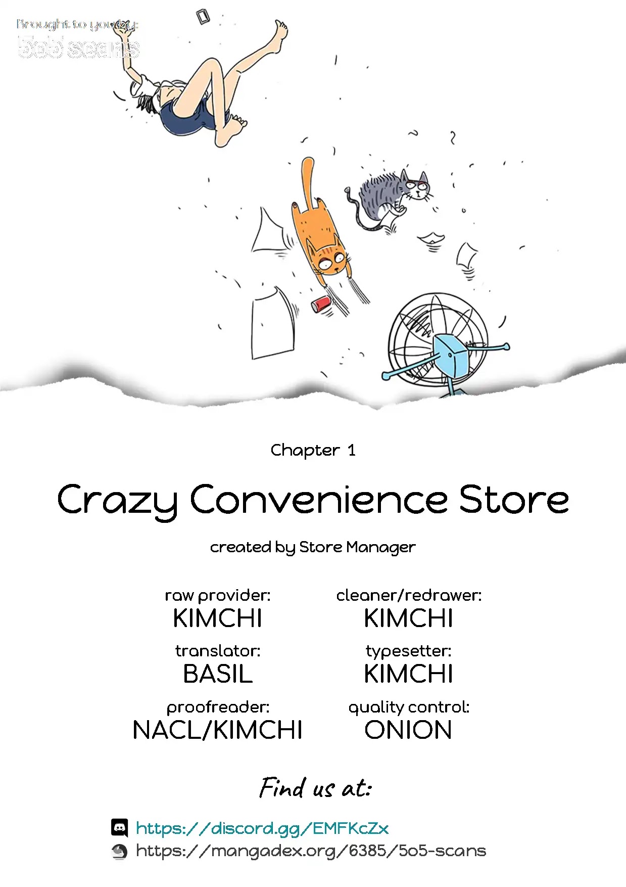 Crazy Convenience Store Chapter 1 page 1 - Chapter 1: Life wants to go through a series