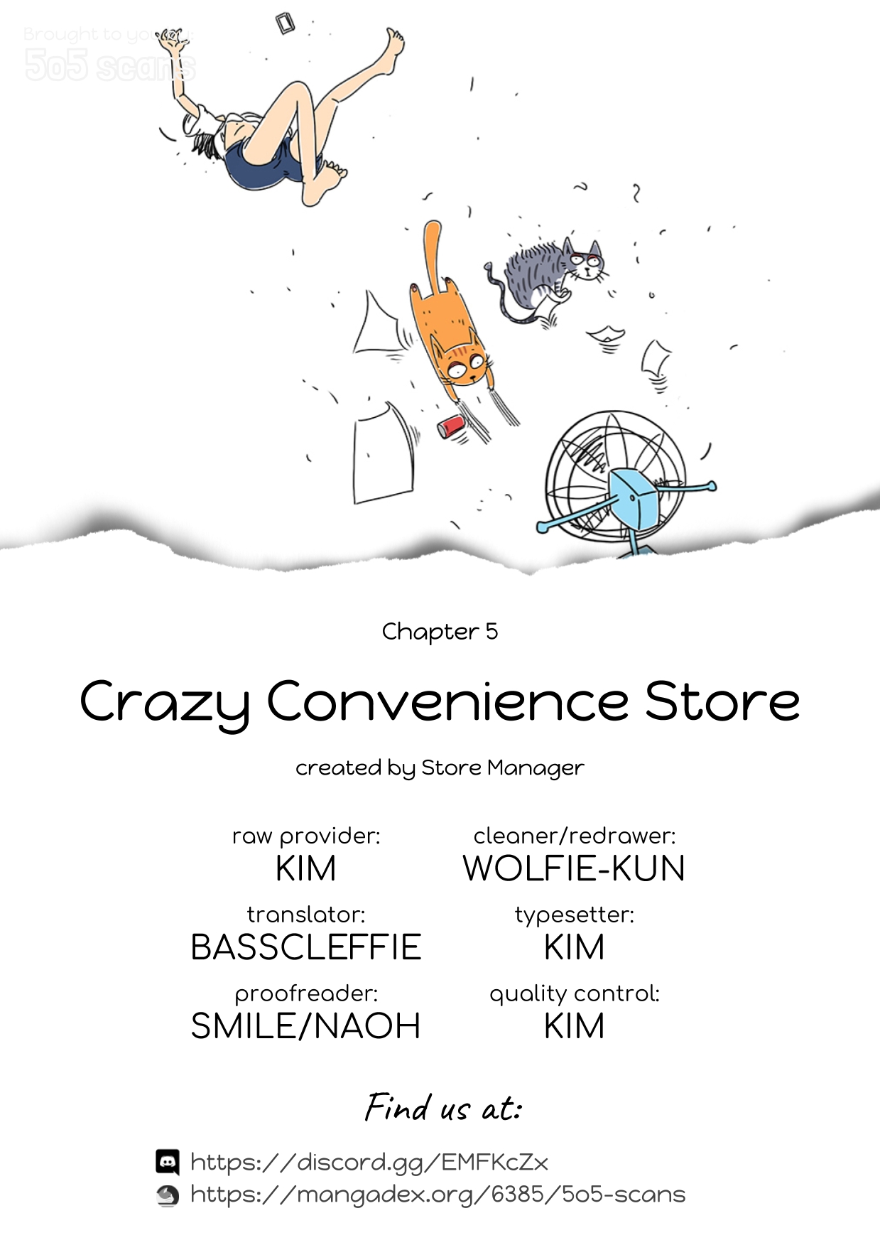 Crazy Convenience Store Chapter 5 page 1 - Chapter 5: I'm fuming