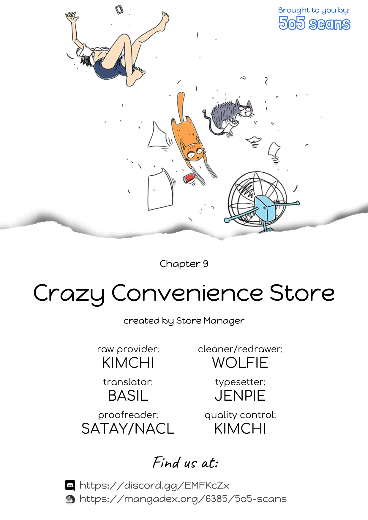 Crazy Convenience Store Chapter 9 page 1 - Chapter 9: Ate Shit??!!