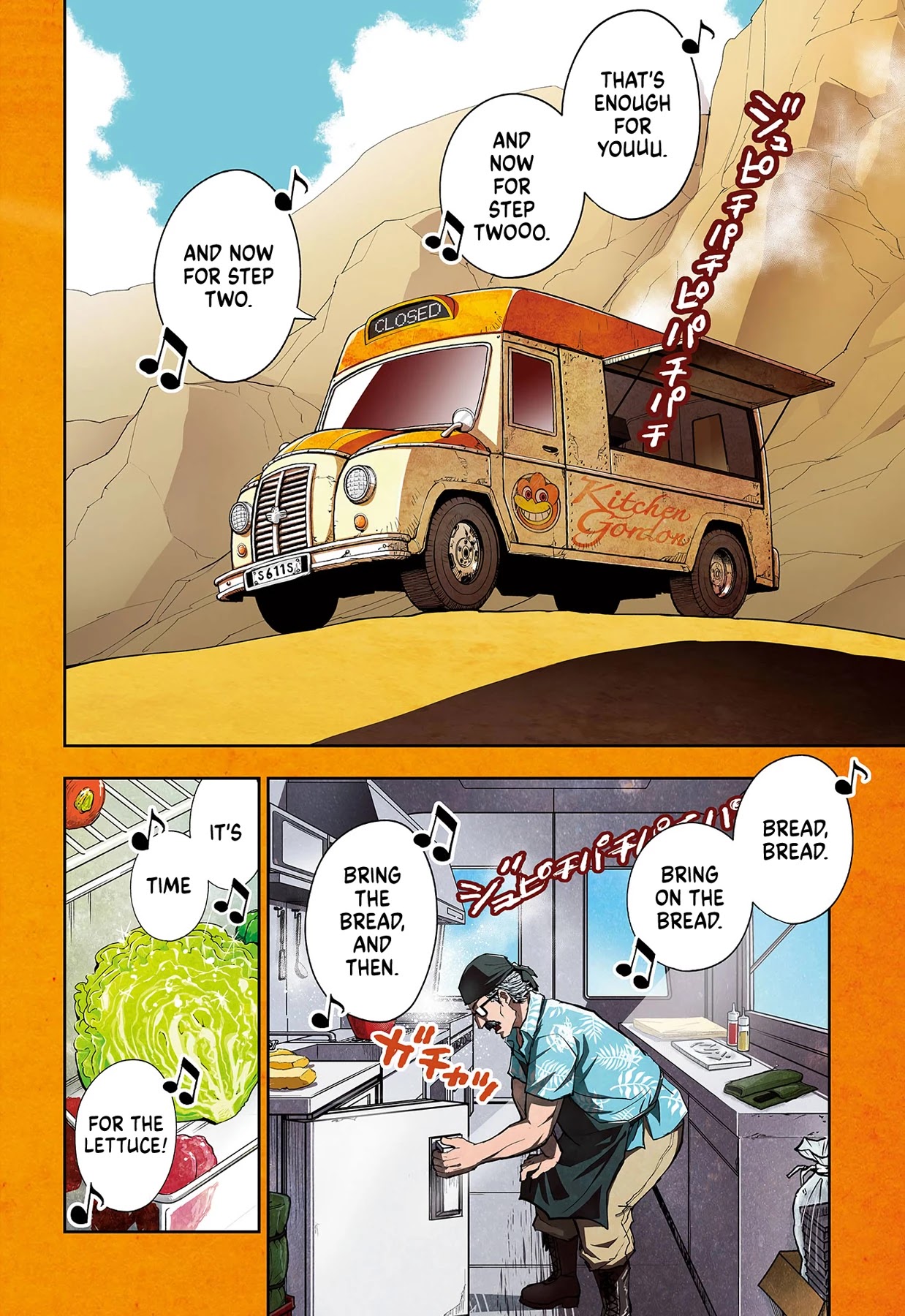 Crazy Food Truck Chapter 1 page 4 - Chapter 1: BLT Sandwich