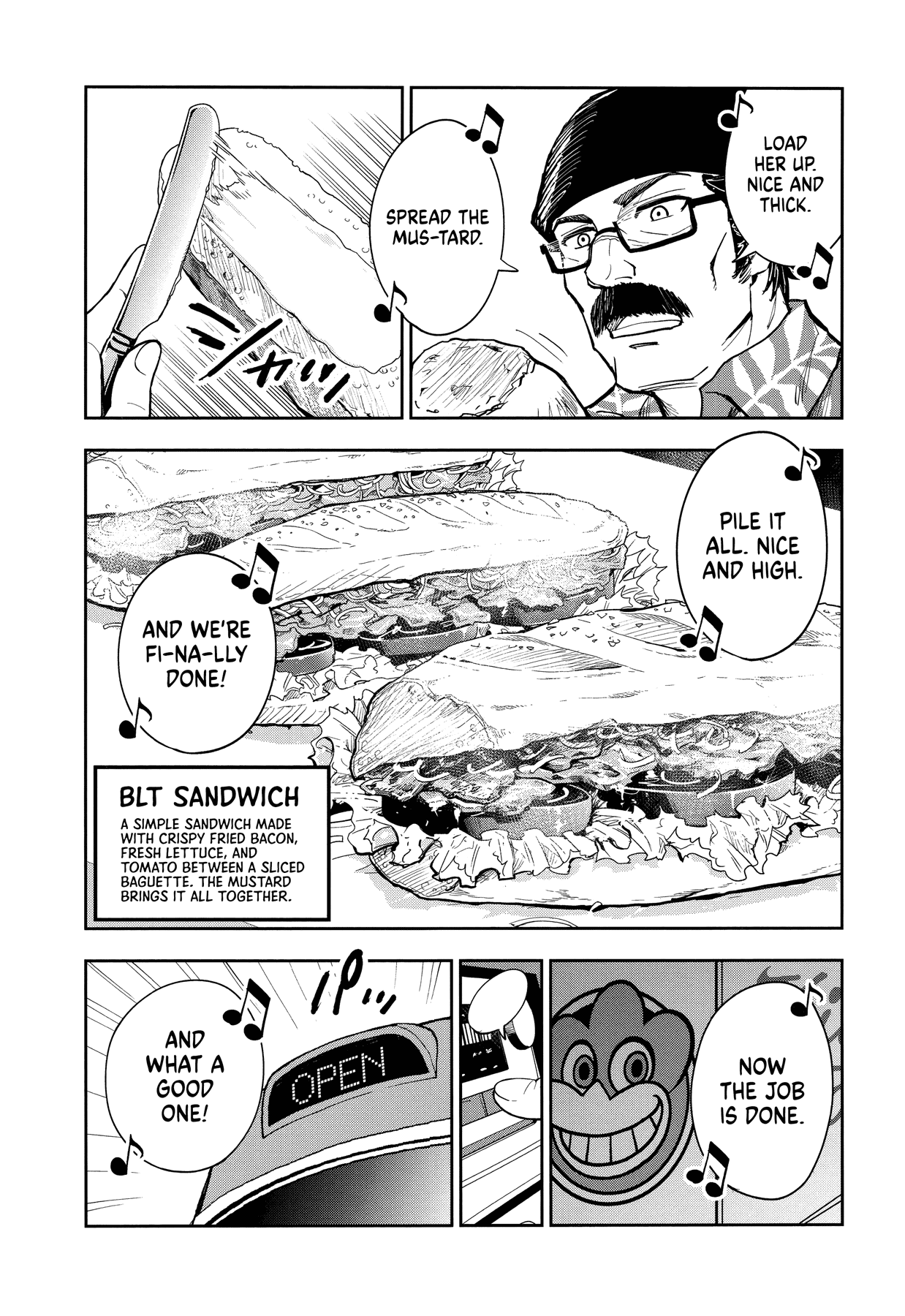 Crazy Food Truck Chapter 1 page 5 - Chapter 1: BLT Sandwich
