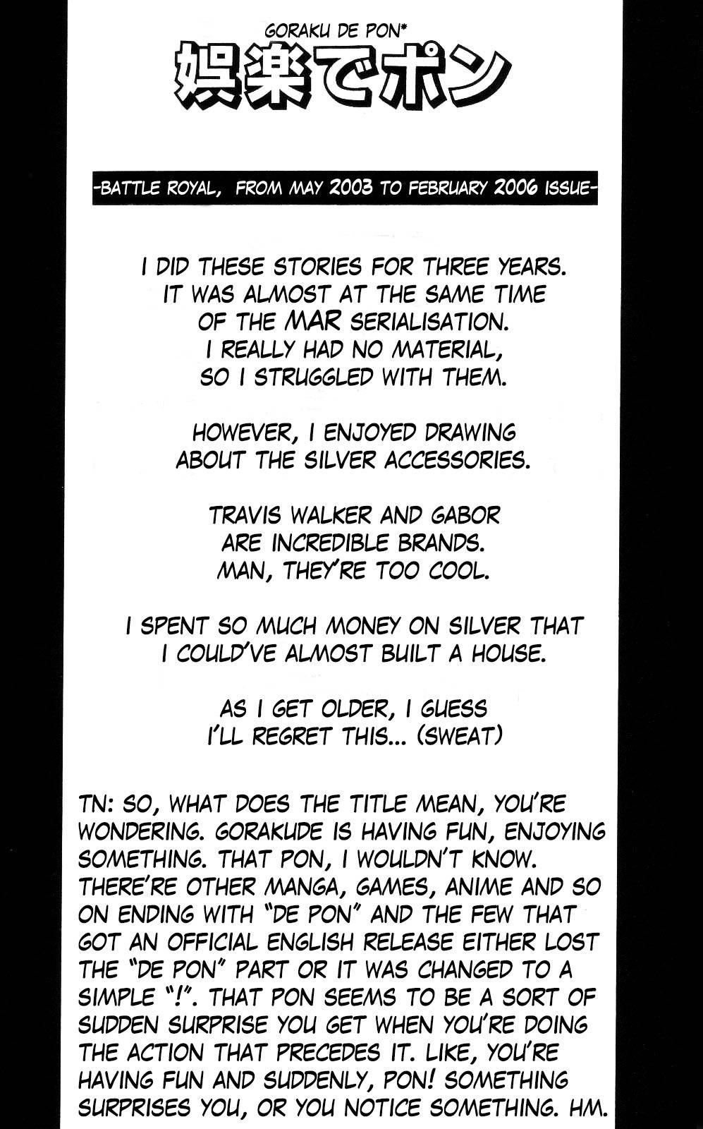 Crazy Maniax Chapter 10 page 13 - Chapter 10: Goraku de pon