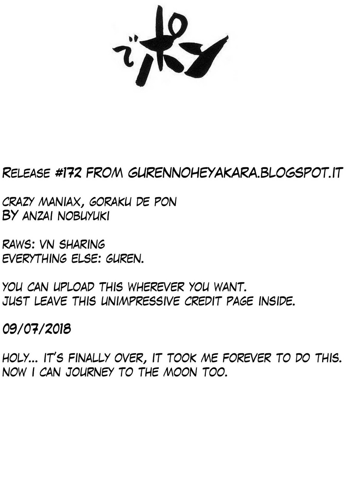 Crazy Maniax Chapter 10 page 14 - Chapter 10: Goraku de pon