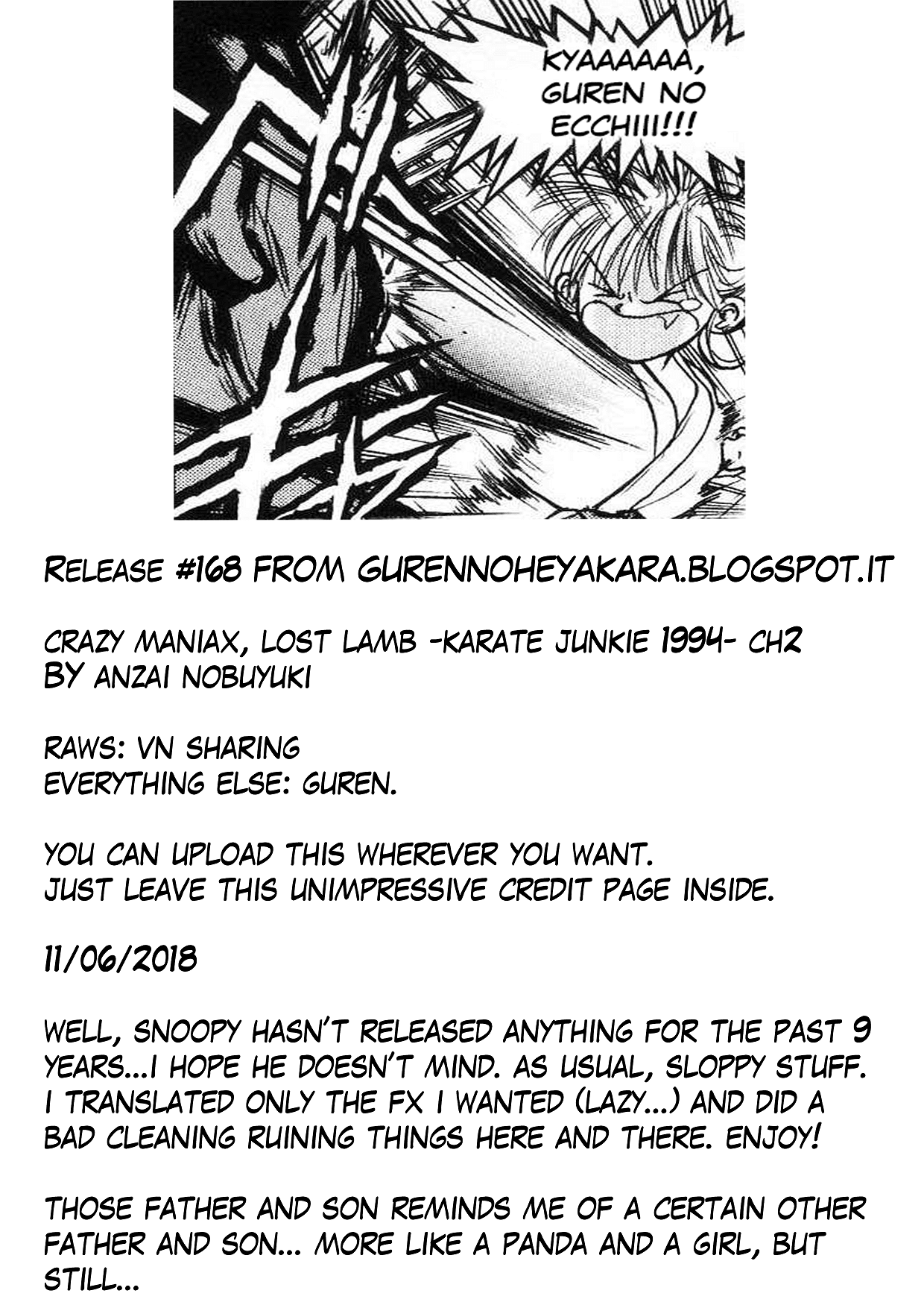 Crazy Maniax Chapter 6 page 21 - Chapter 6: Lost Lamb -Karate Junkie 1994- Part 2