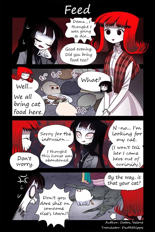 Creepy Cat Chapter 106 page 1 - Chapter 106: Feed