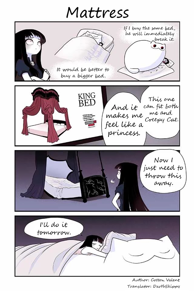 Creepy Cat Chapter 148 page 1 - Chapter 148: Mattress