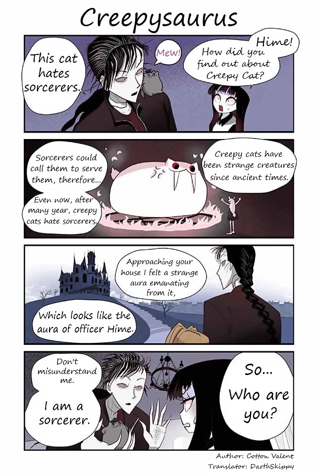 Creepy Cat Chapter 154 page 1 - Chapter 154: Creepysaurus