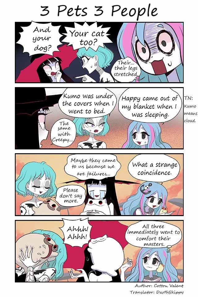 Creepy Cat Chapter 209 page 1 - Chapter 209: 3 Pets 3 People