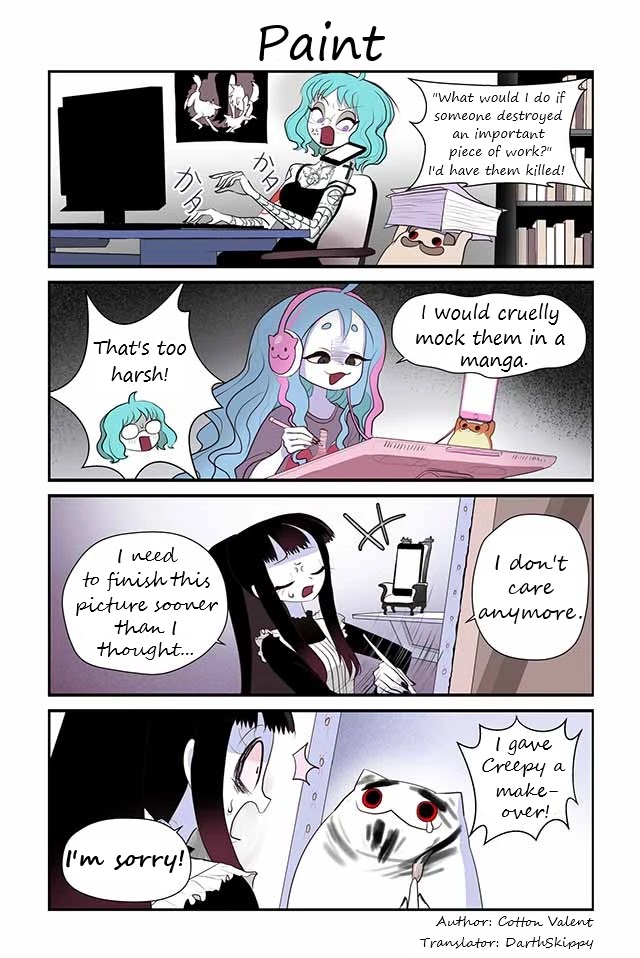 Creepy Cat Chapter 240 page 1 - Chapter 240: Paint