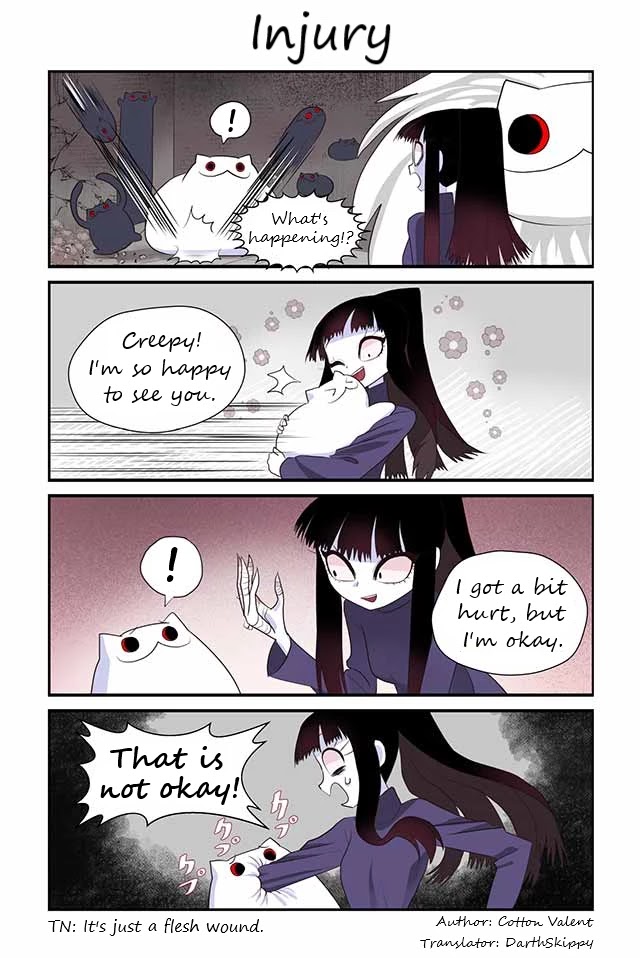 Creepy Cat Chapter 290 page 1 - Chapter 290: Injury