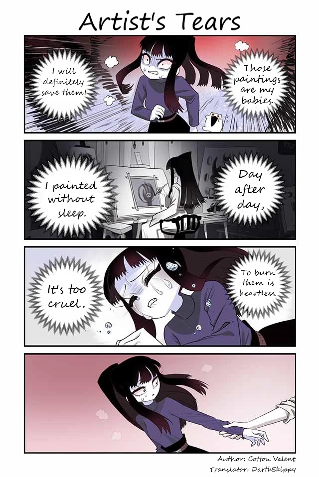 Creepy Cat Chapter 312 page 1 - Chapter 312: Artist's Tears