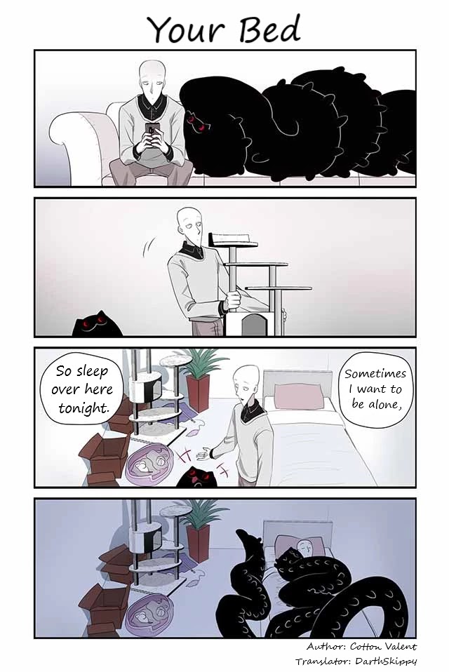 Creepy Cat Chapter 338 page 1 - Chapter 338: Your Bed