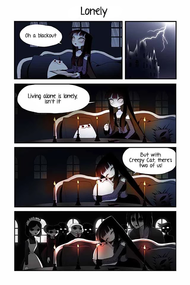 Creepy Cat Chapter 34 page 1 - Chapter 34: Lonely