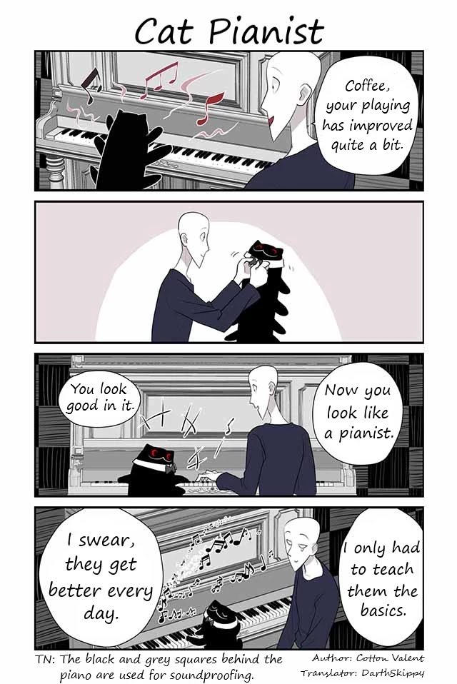 Creepy Cat Chapter 340 page 1 - Chapter 340: Cat Pianist