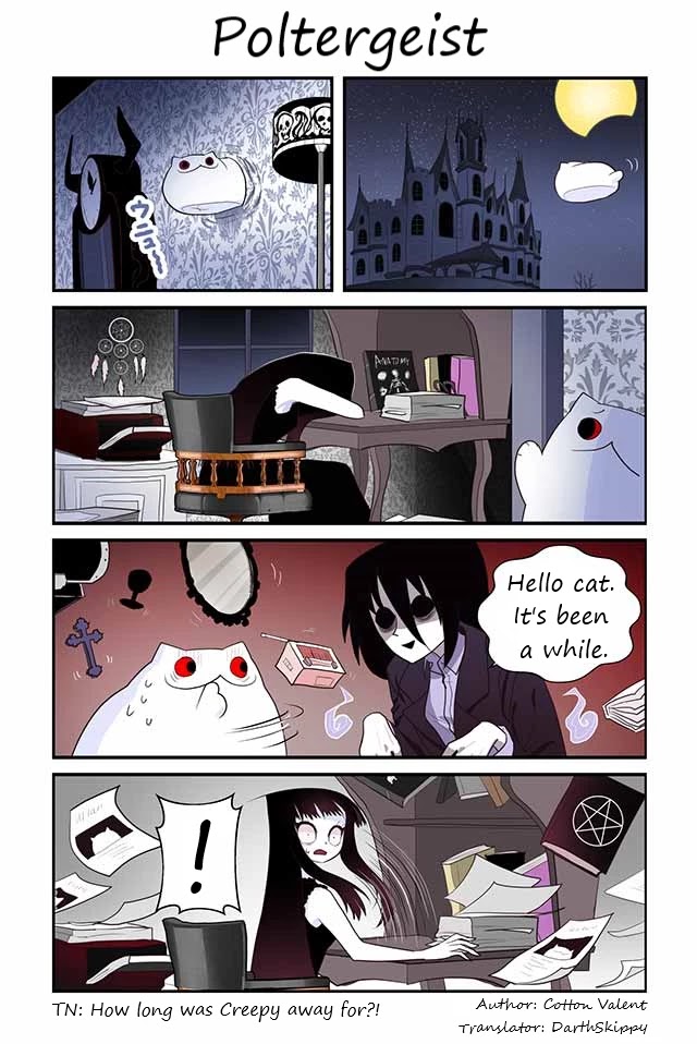 Creepy Cat Chapter 375 page 1 - Chapter 375: Poltergeist